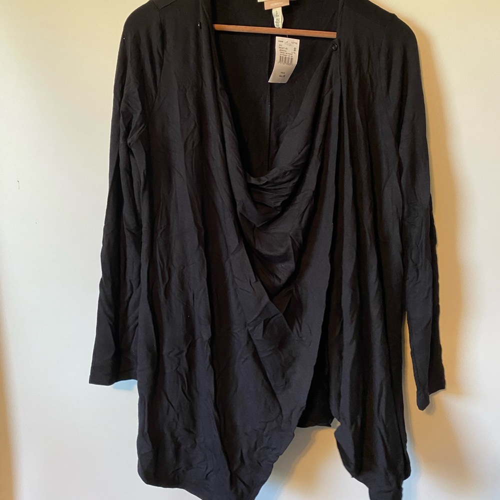 Jessica Black Long Sleeve Top
